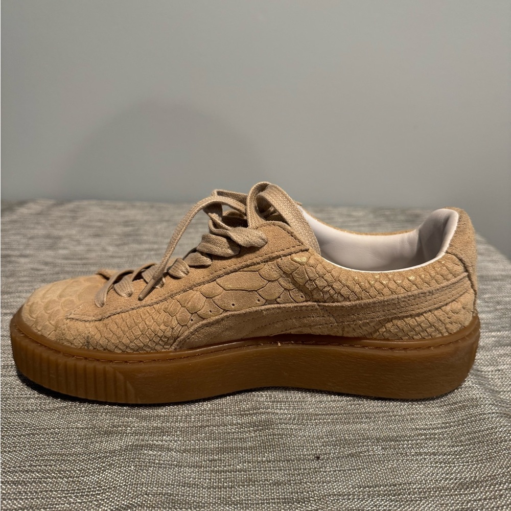 Puma Platform Exotic Skin Sneakers - Picture 5 of 9